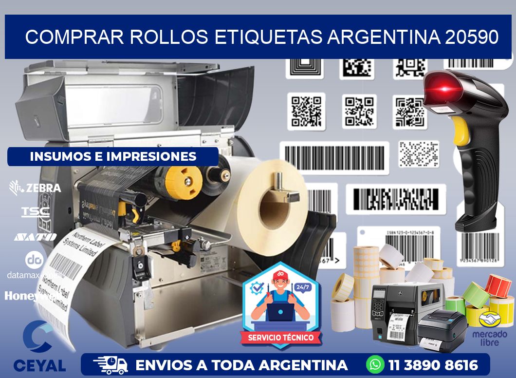 COMPRAR ROLLOS ETIQUETAS ARGENTINA 20590