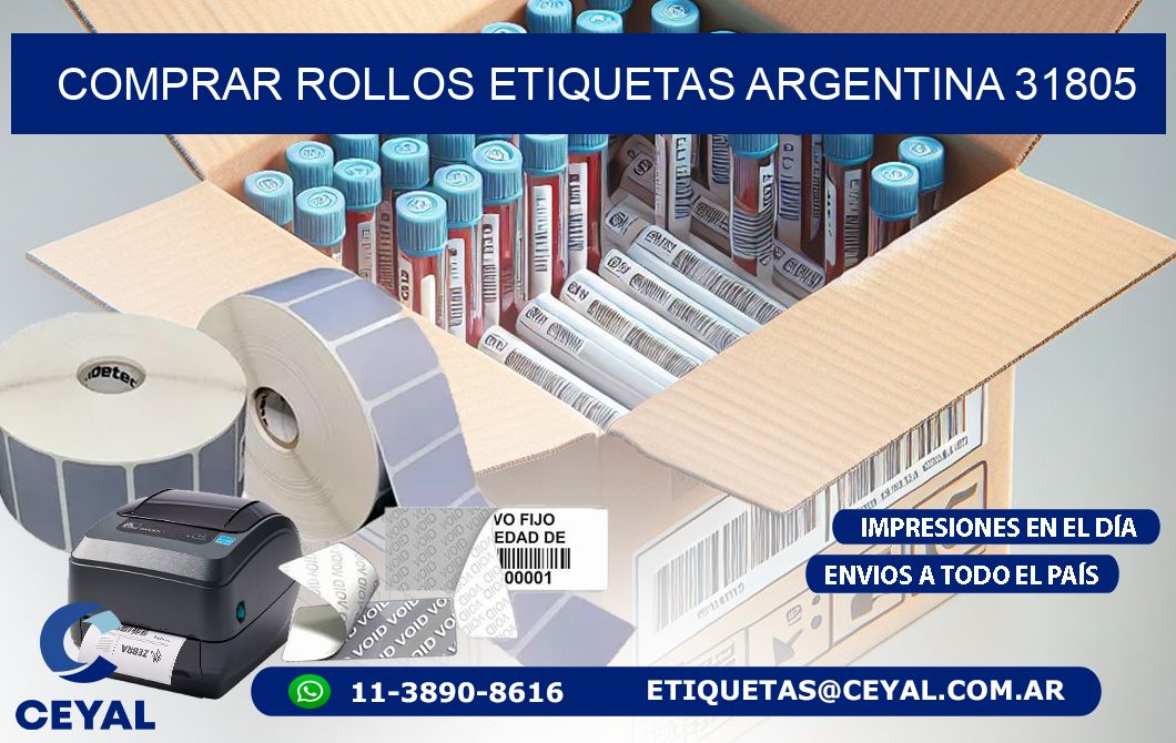 COMPRAR ROLLOS ETIQUETAS ARGENTINA 31805