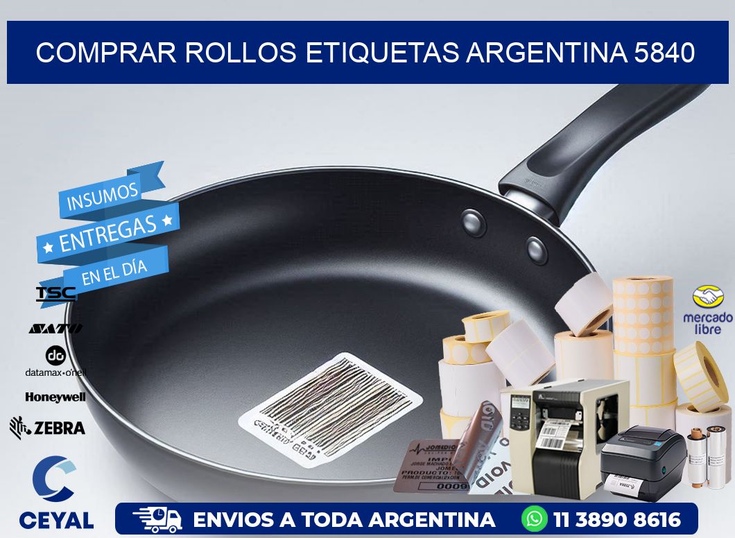 COMPRAR ROLLOS ETIQUETAS ARGENTINA 5840