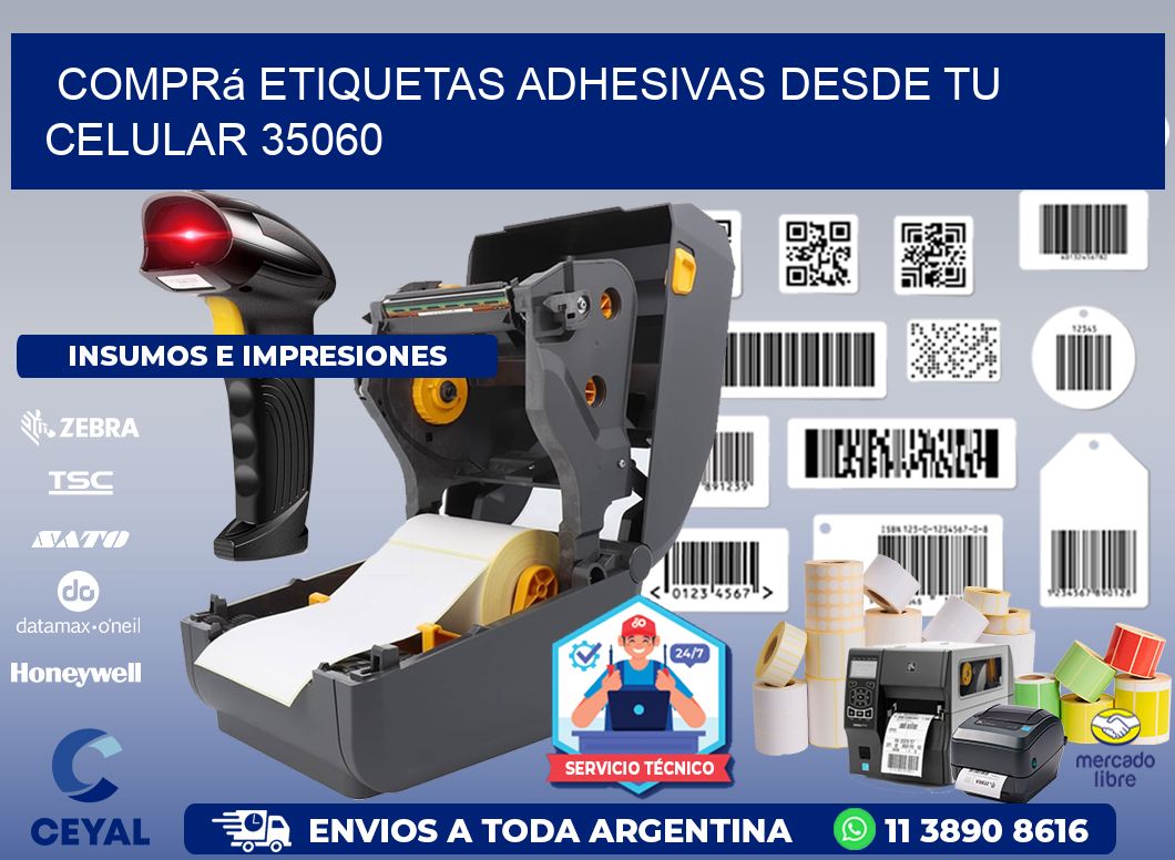 Comprá Etiquetas Adhesivas Desde tu Celular 35060