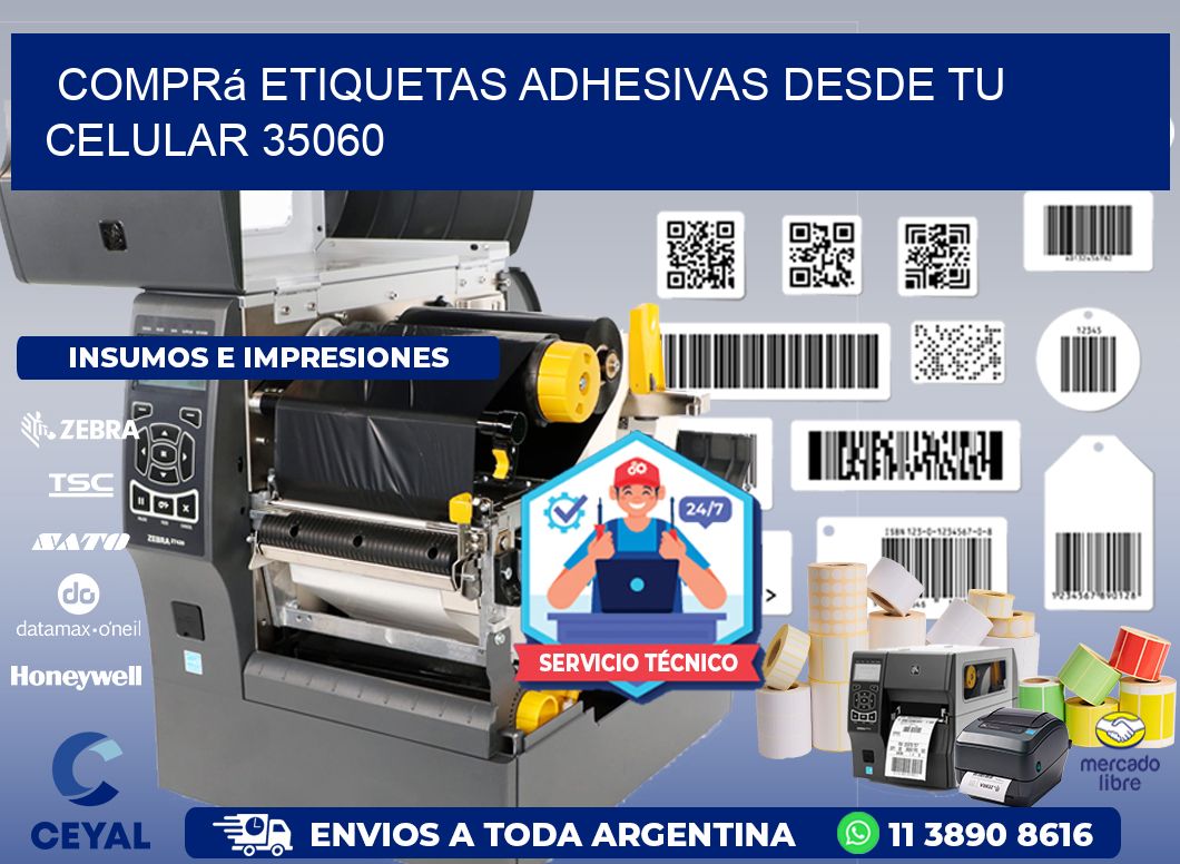 Comprá Etiquetas Adhesivas Desde tu Celular 35060