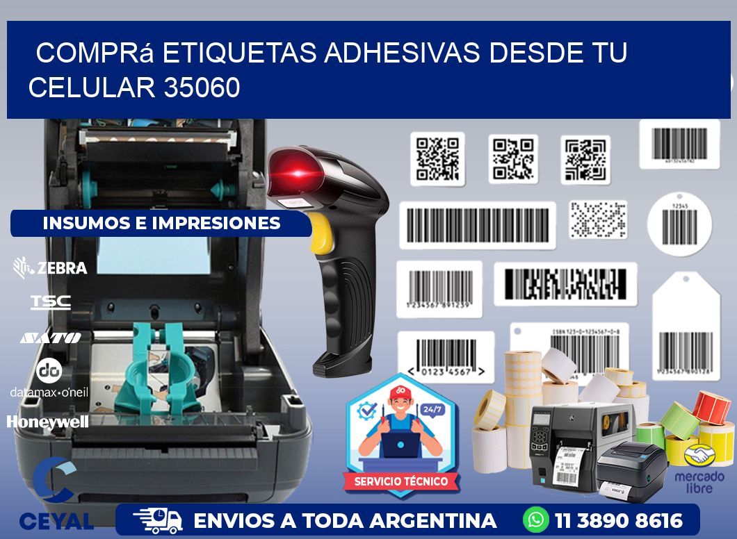 Comprá Etiquetas Adhesivas Desde tu Celular 35060