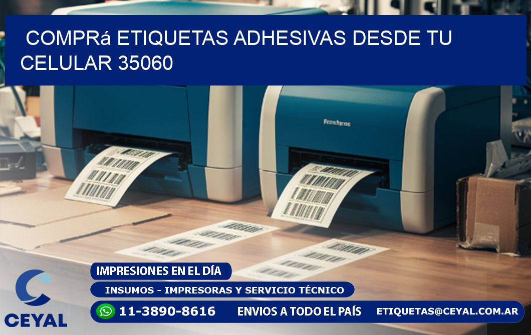 Comprá Etiquetas Adhesivas Desde tu Celular 35060
