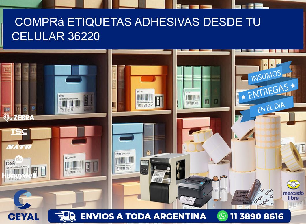 Comprá Etiquetas Adhesivas Desde tu Celular 36220