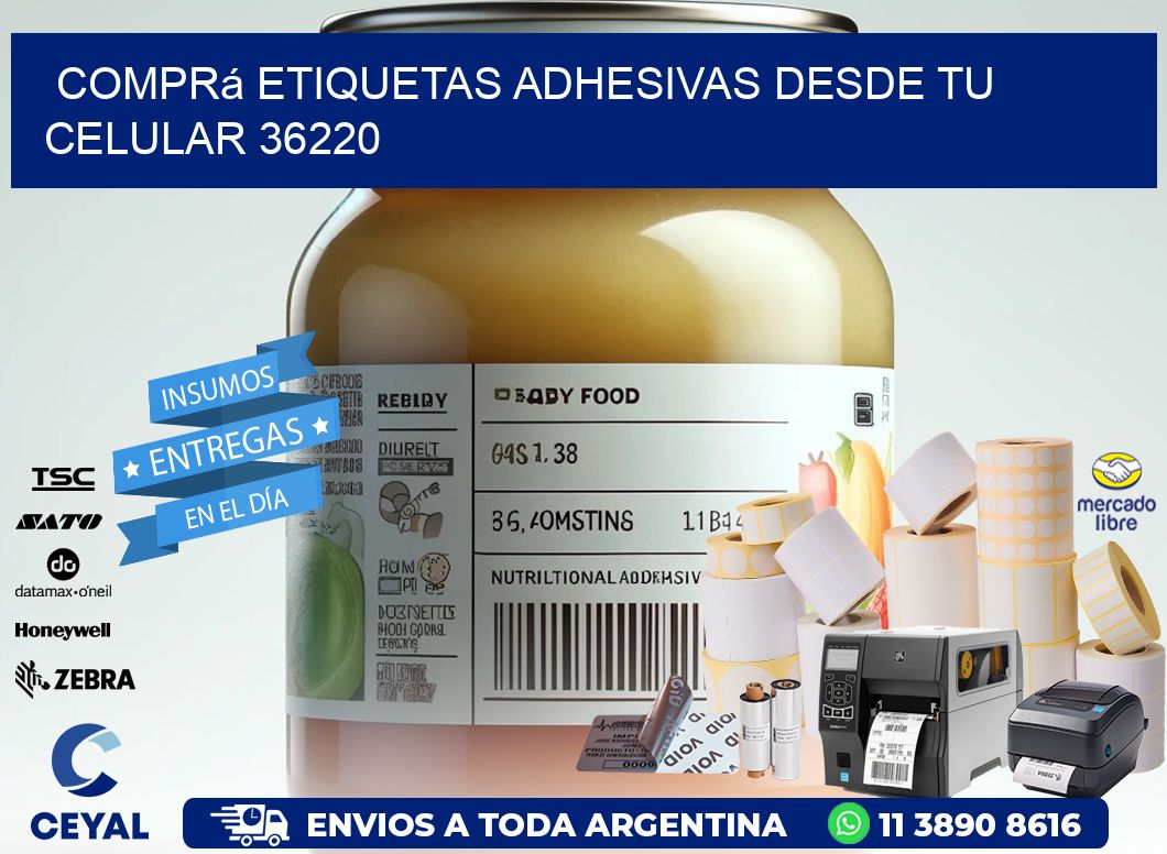 Comprá Etiquetas Adhesivas Desde tu Celular 36220