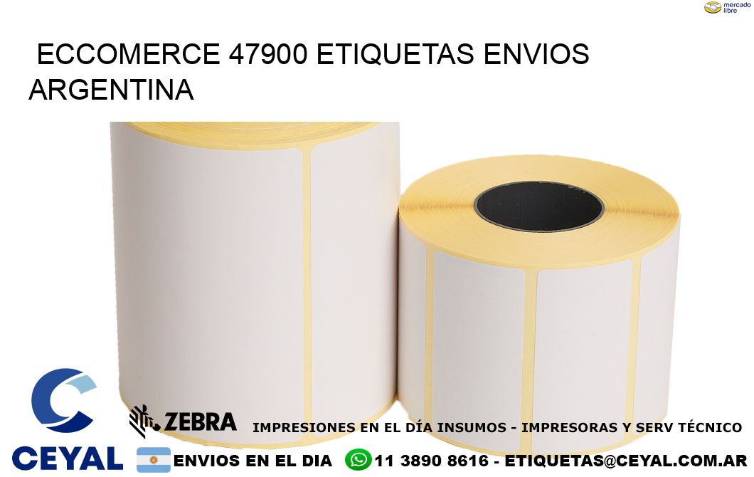 ECCOMERCE 47900 ETIQUETAS ENVIOS ARGENTINA