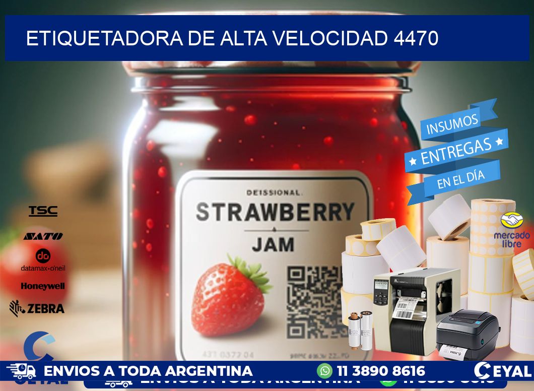 ETIQUETADORA DE ALTA VELOCIDAD 4470
