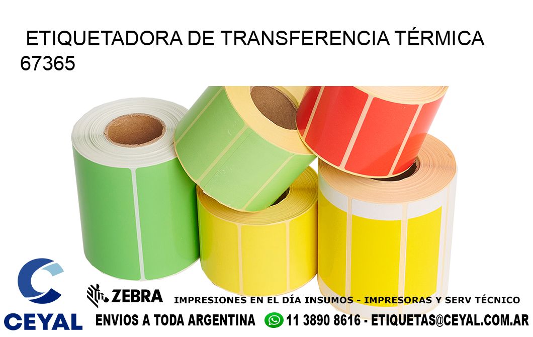 ETIQUETADORA DE TRANSFERENCIA TÉRMICA 67365