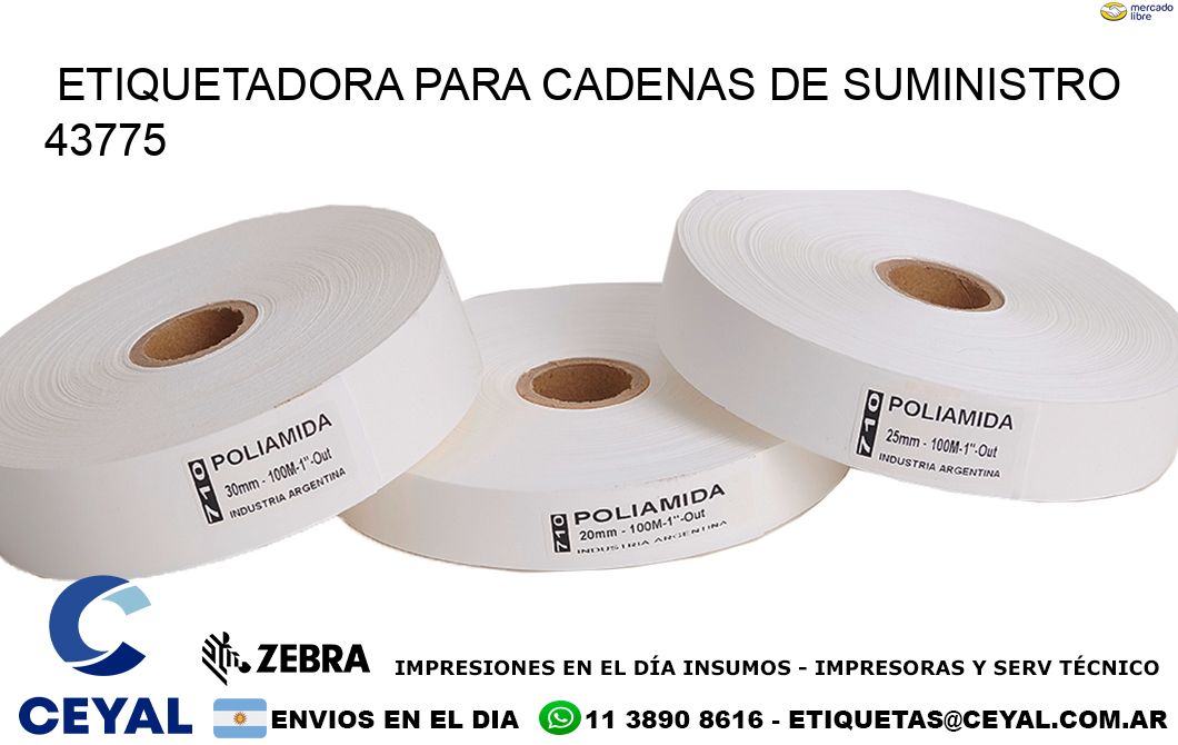 ETIQUETADORA PARA CADENAS DE SUMINISTRO 43775