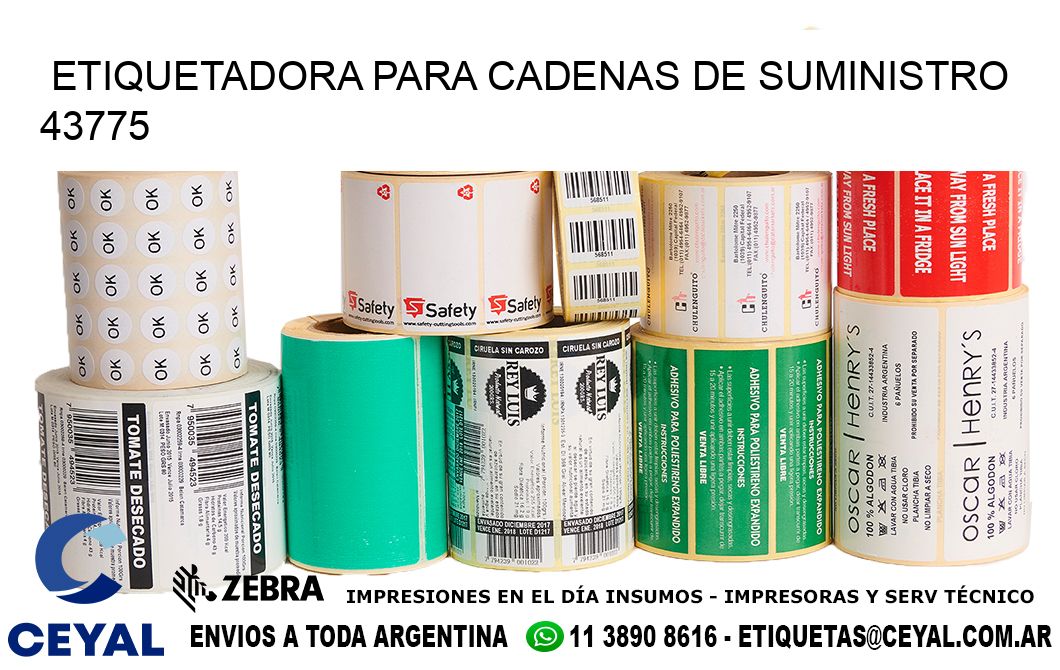 ETIQUETADORA PARA CADENAS DE SUMINISTRO 43775