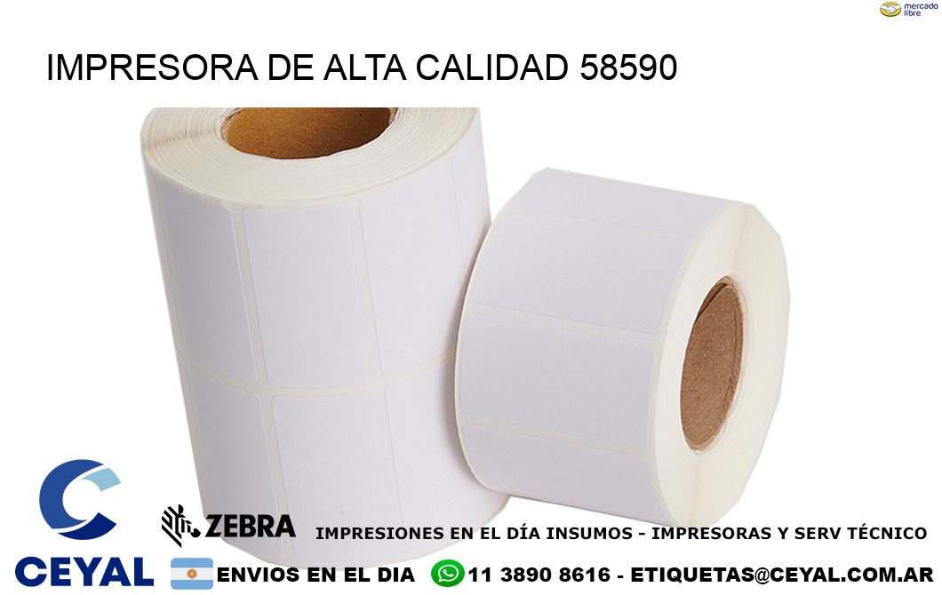 IMPRESORA DE ALTA CALIDAD 58590