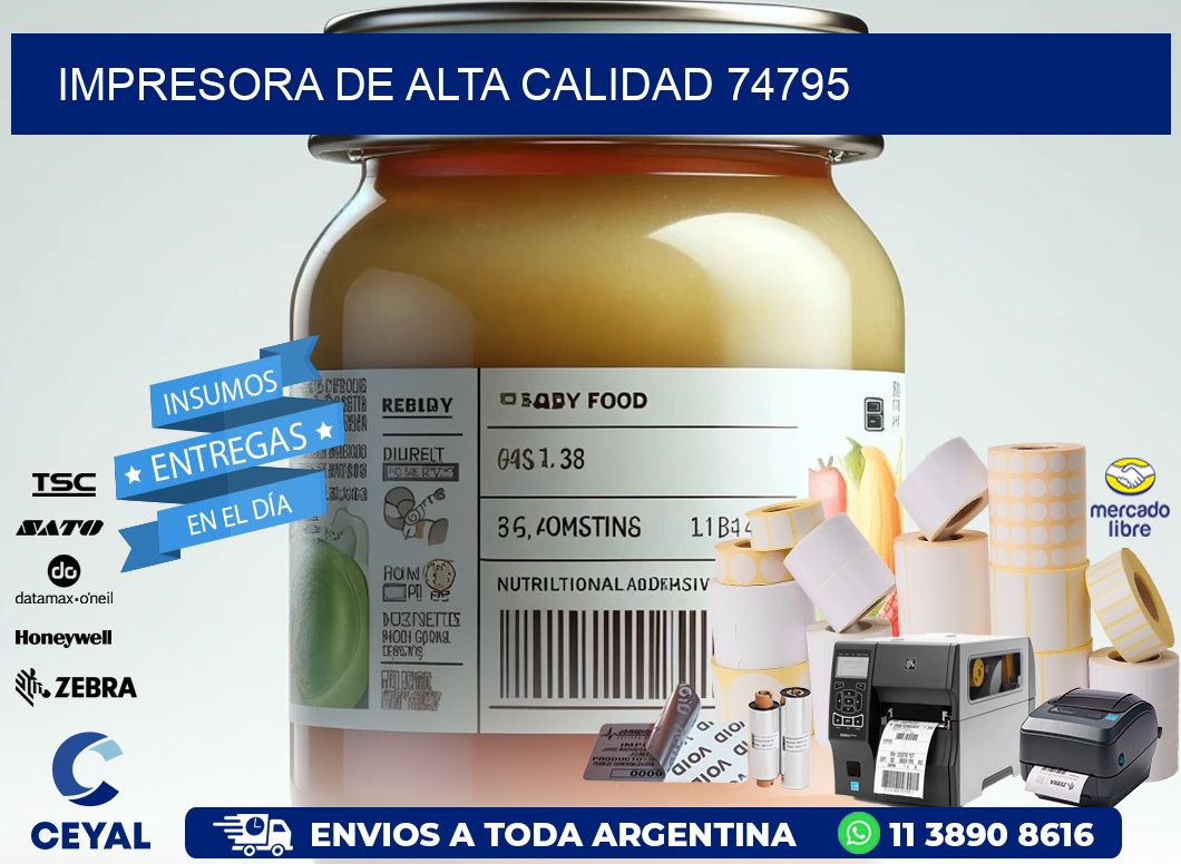 IMPRESORA DE ALTA CALIDAD 74795