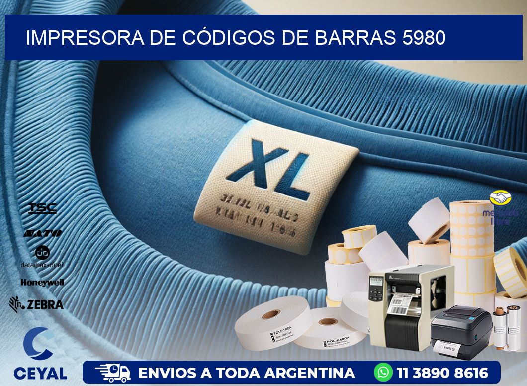 IMPRESORA DE CÓDIGOS DE BARRAS 5980