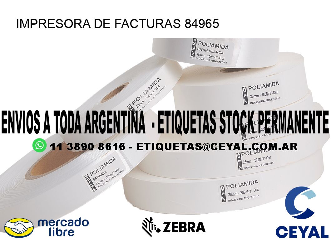 IMPRESORA DE FACTURAS 84965