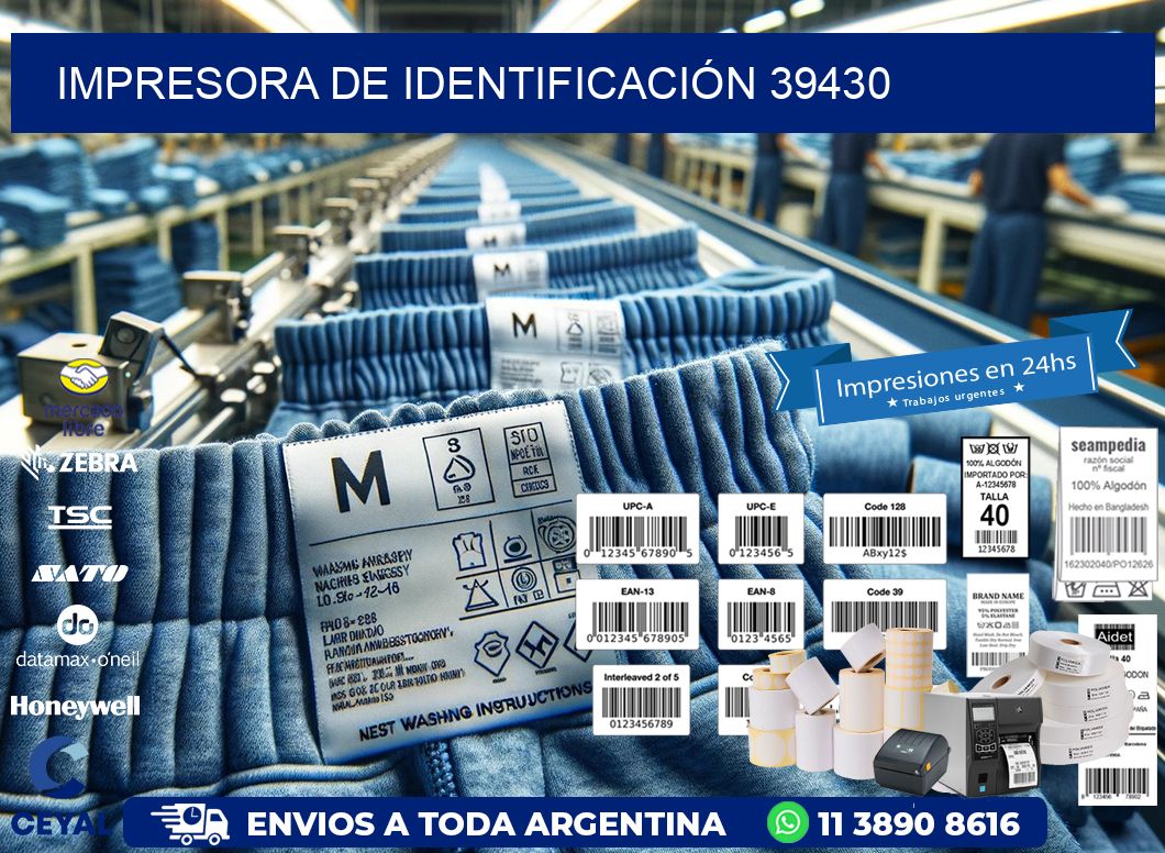 IMPRESORA DE IDENTIFICACIÓN 39430