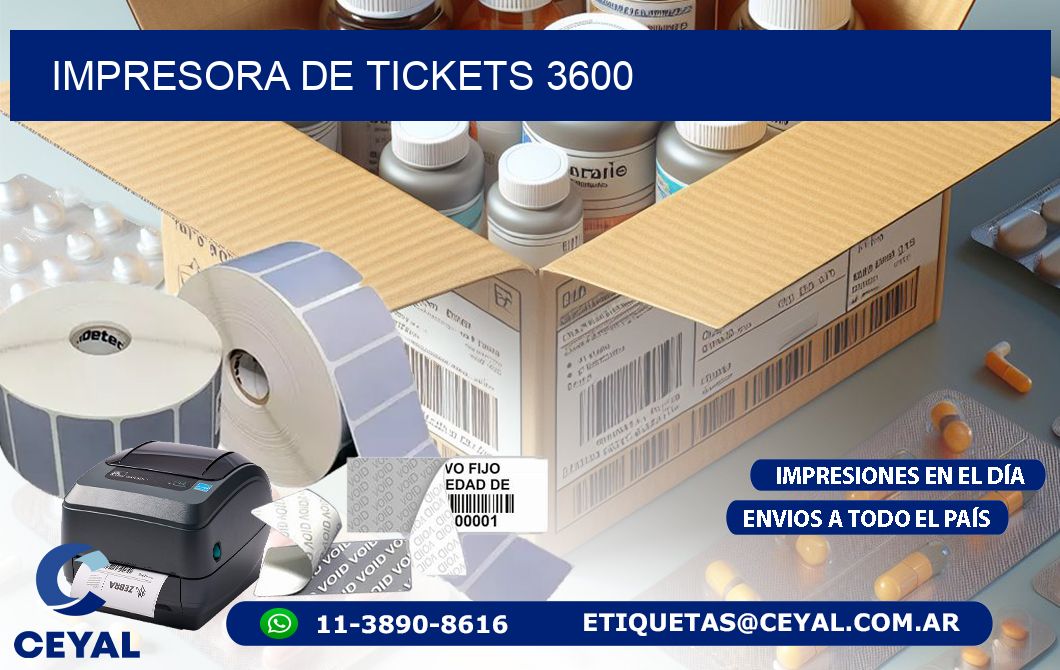 IMPRESORA DE TICKETS 3600