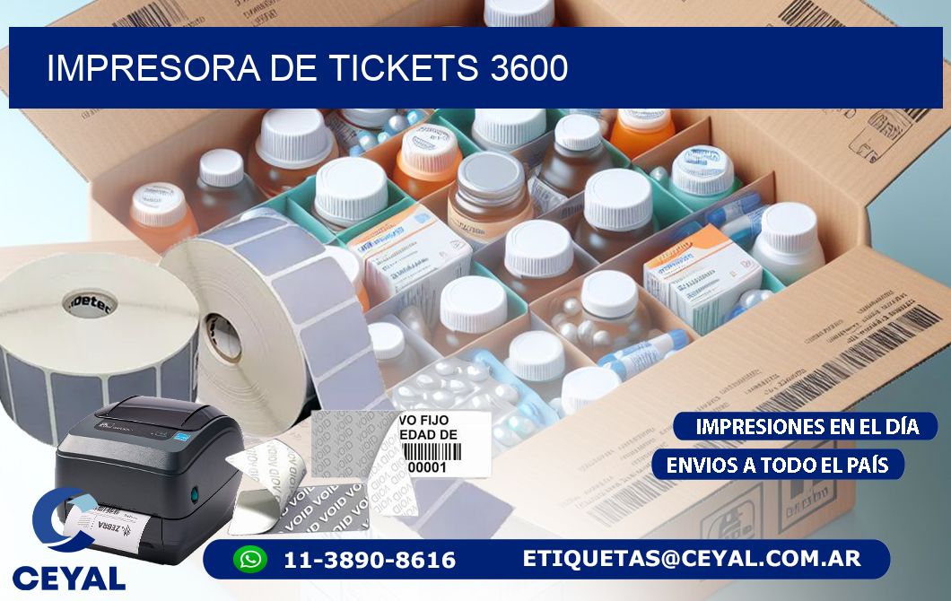 IMPRESORA DE TICKETS 3600