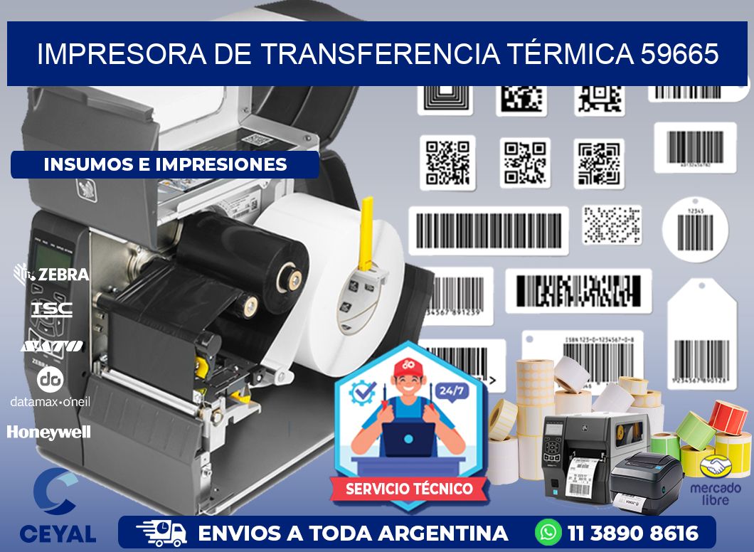 IMPRESORA DE TRANSFERENCIA TÉRMICA 59665