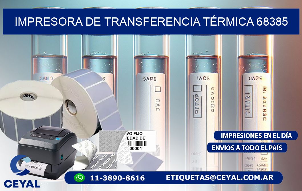 IMPRESORA DE TRANSFERENCIA TÉRMICA 68385