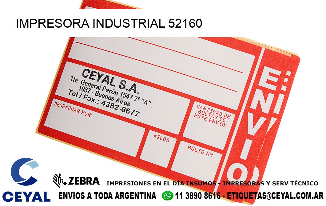 IMPRESORA INDUSTRIAL 52160