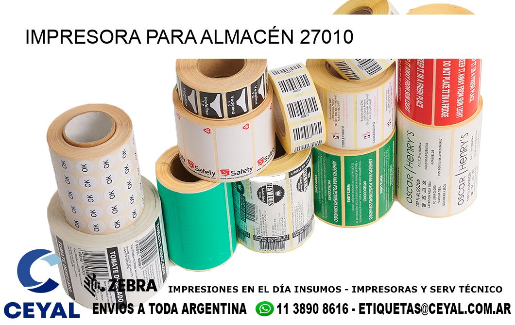 IMPRESORA PARA ALMACÉN 27010
