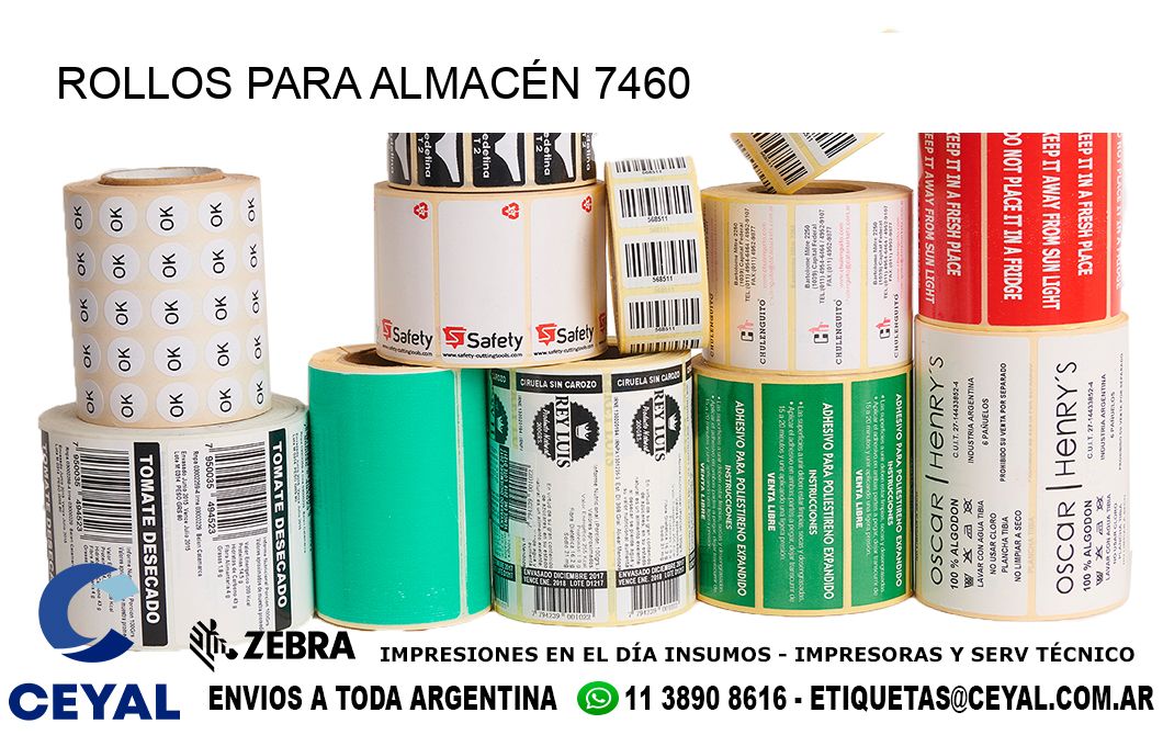 ROLLOS PARA ALMACÉN 7460