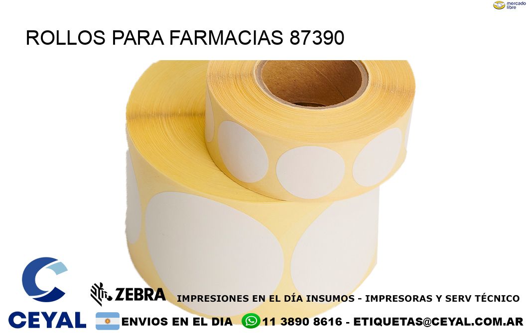 ROLLOS PARA FARMACIAS 87390