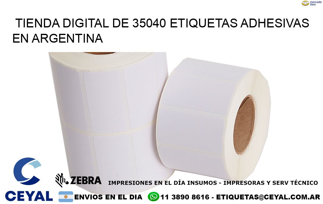 Tienda Digital de 35040 Etiquetas Adhesivas en Argentina