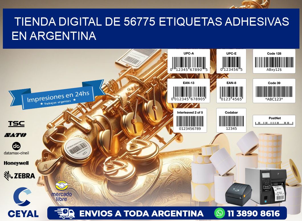 Tienda Digital de 56775 Etiquetas Adhesivas en Argentina
