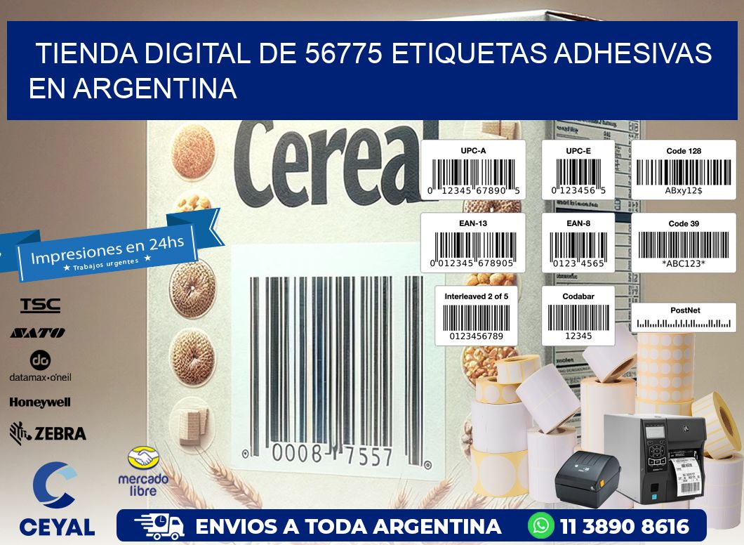 Tienda Digital de 56775 Etiquetas Adhesivas en Argentina