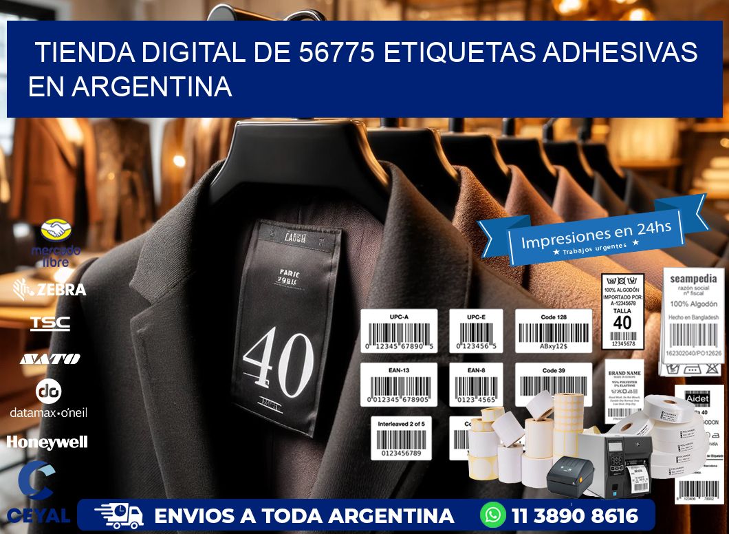 Tienda Digital de 56775 Etiquetas Adhesivas en Argentina