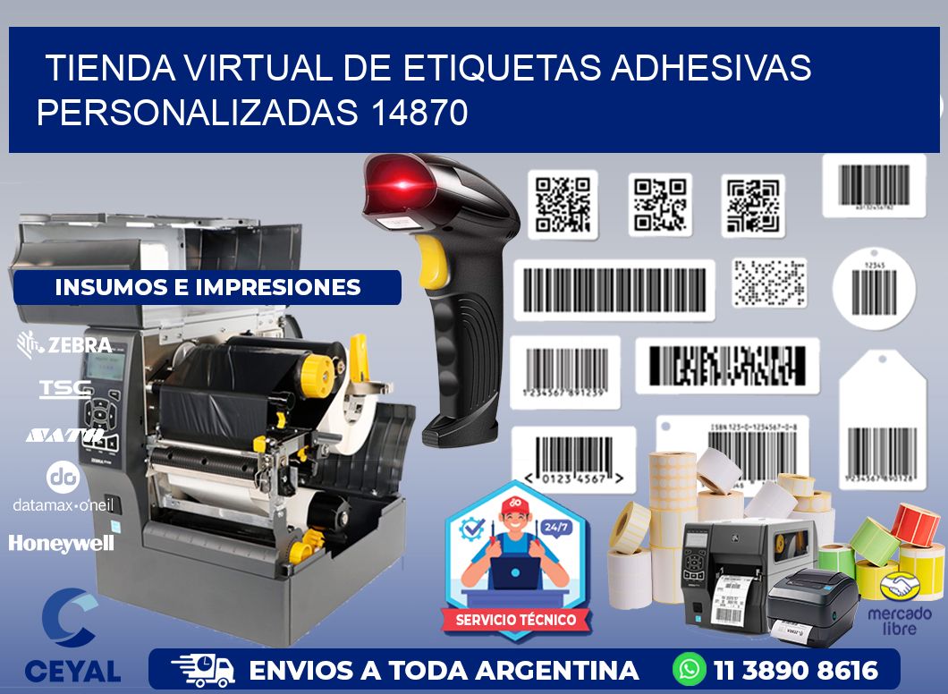 Tienda Virtual de Etiquetas Adhesivas Personalizadas 14870