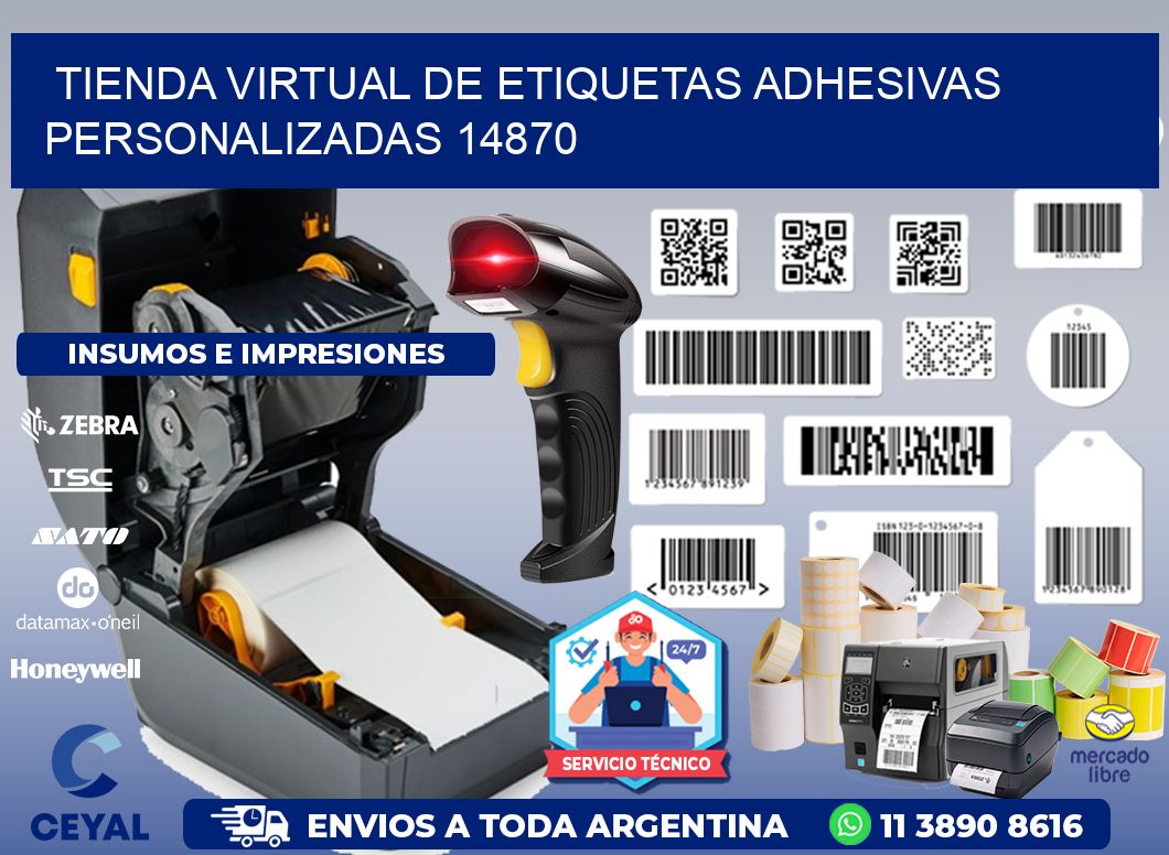Tienda Virtual de Etiquetas Adhesivas Personalizadas 14870