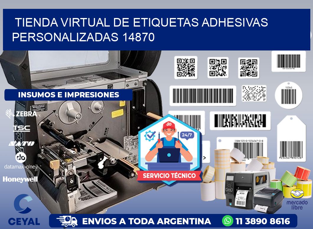 Tienda Virtual de Etiquetas Adhesivas Personalizadas 14870