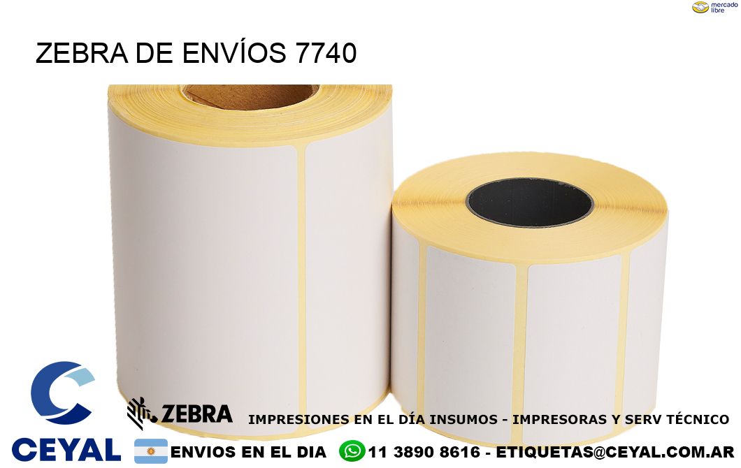 ZEBRA DE ENVÍOS 7740