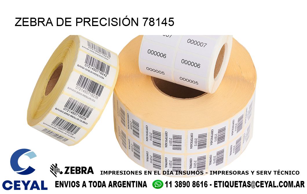 ZEBRA DE PRECISIÓN 78145