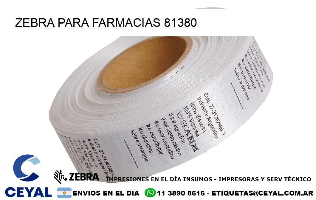 ZEBRA PARA FARMACIAS 81380