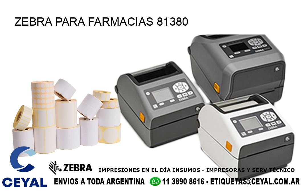 ZEBRA PARA FARMACIAS 81380