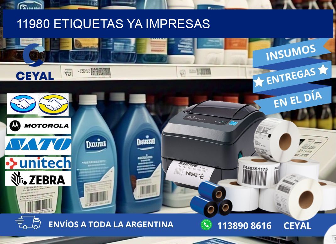 11980 ETIQUETAS YA IMPRESAS