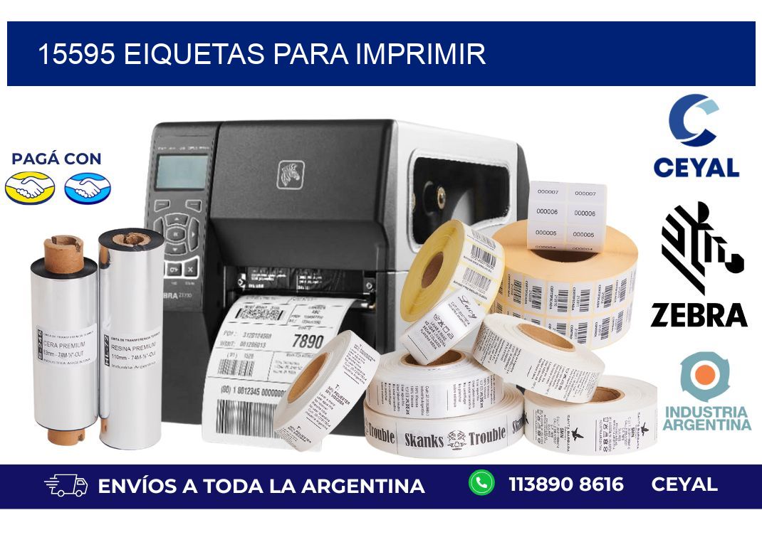15595 EIQUETAS PARA IMPRIMIR