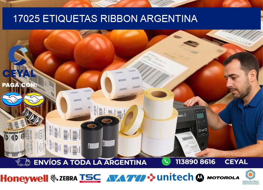 17025 etiquetas ribbon argentina