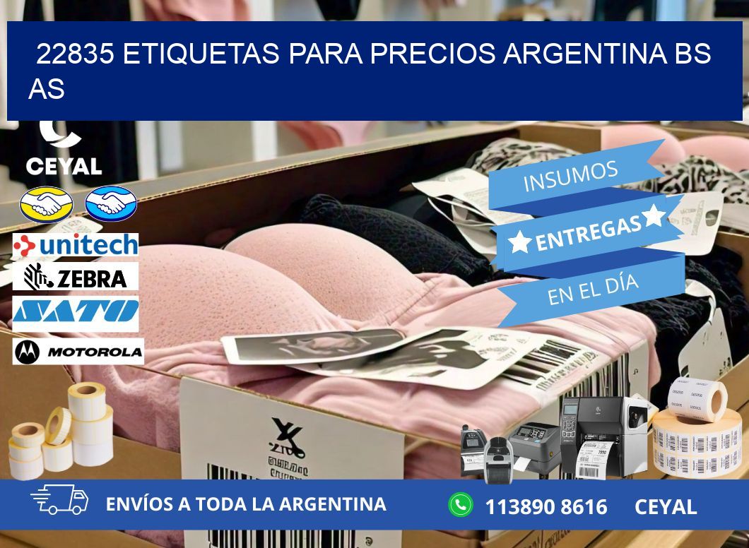 22835 ETIQUETAS PARA PRECIOS ARGENTINA BS AS