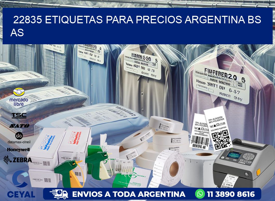 22835 ETIQUETAS PARA PRECIOS ARGENTINA BS AS