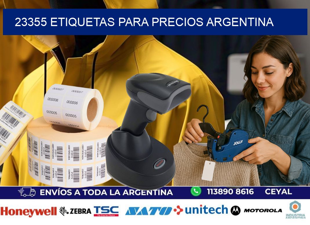 23355 ETIQUETAS PARA PRECIOS ARGENTINA