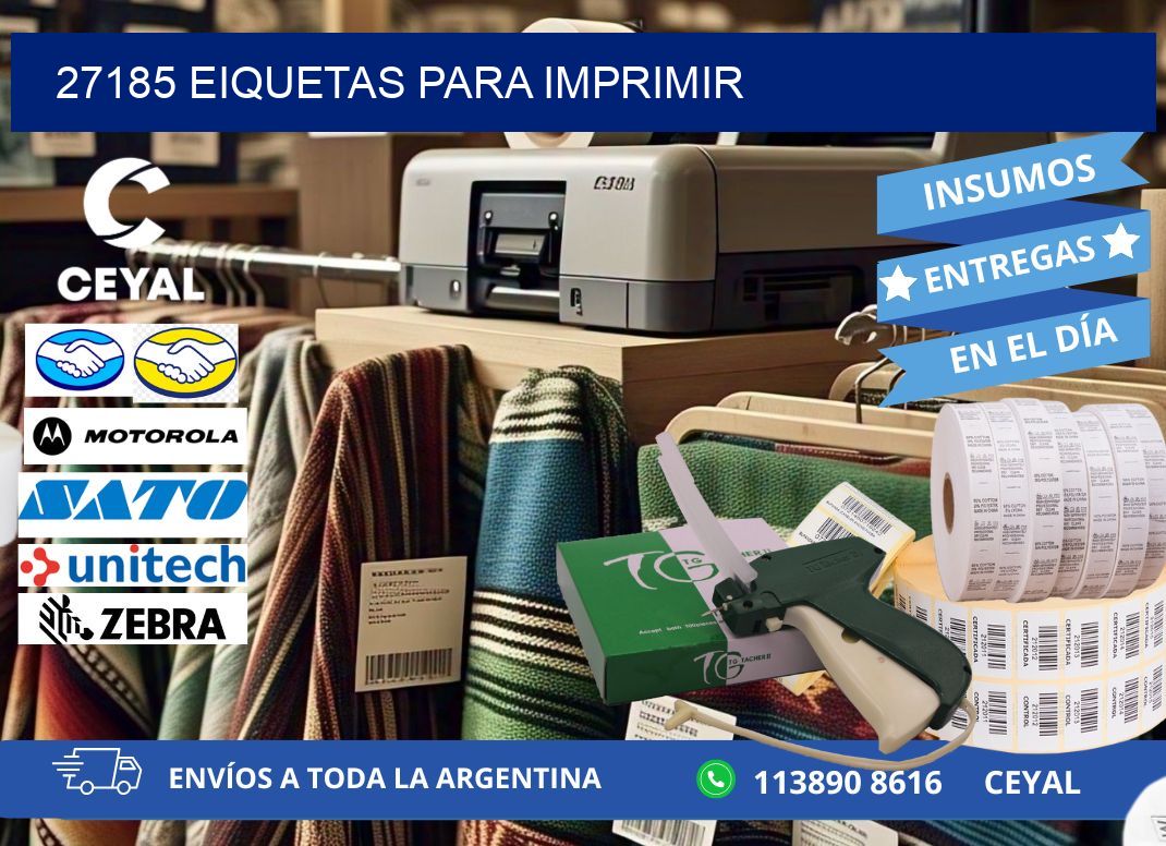 27185 EIQUETAS PARA IMPRIMIR