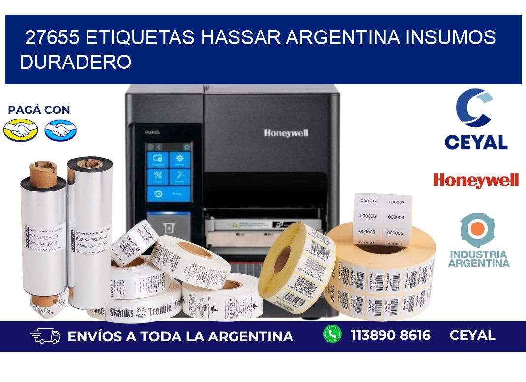 27655 etiquetas hassar argentina INSUMOS DURADERO