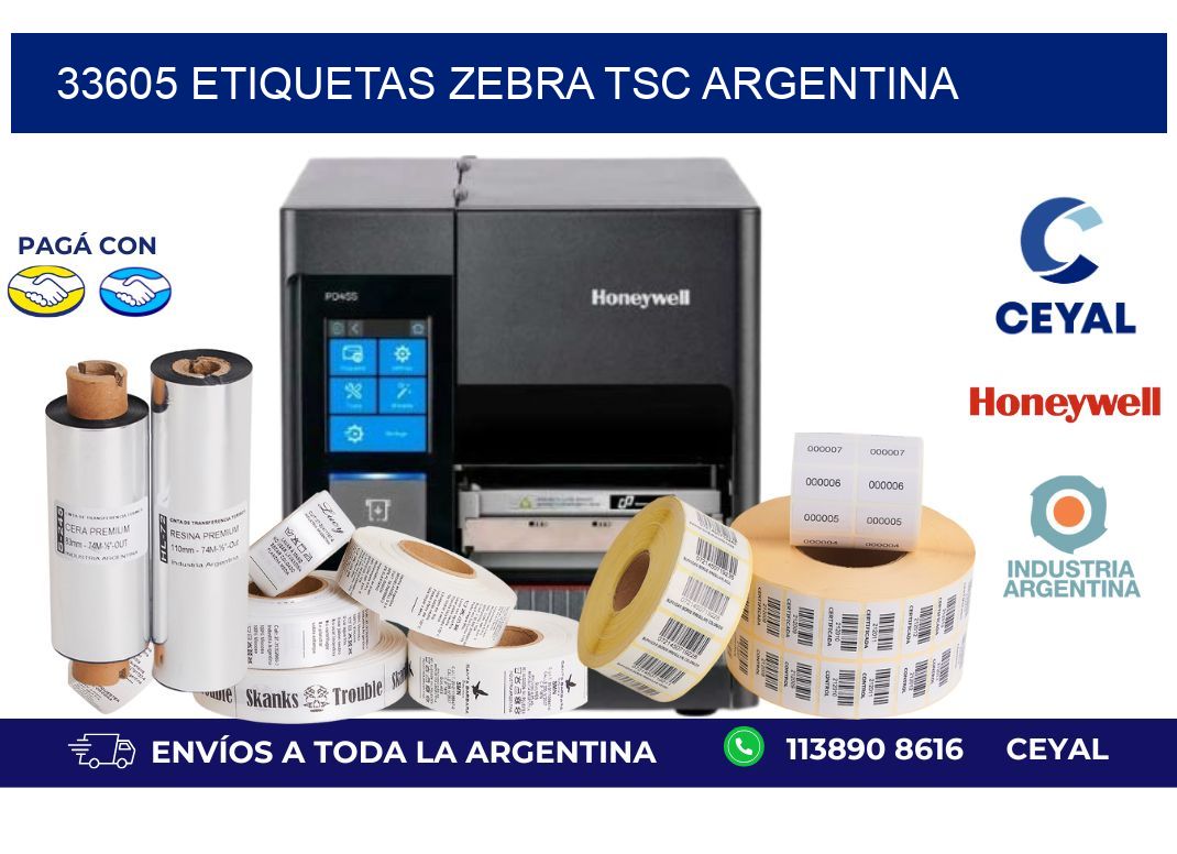 33605 etiquetas zebra tsc argentina
