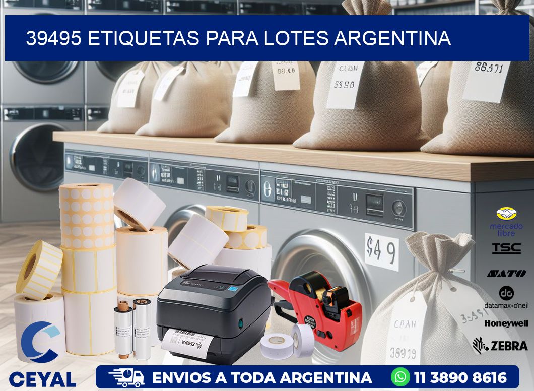 39495 ETIQUETAS PARA LOTES ARGENTINA