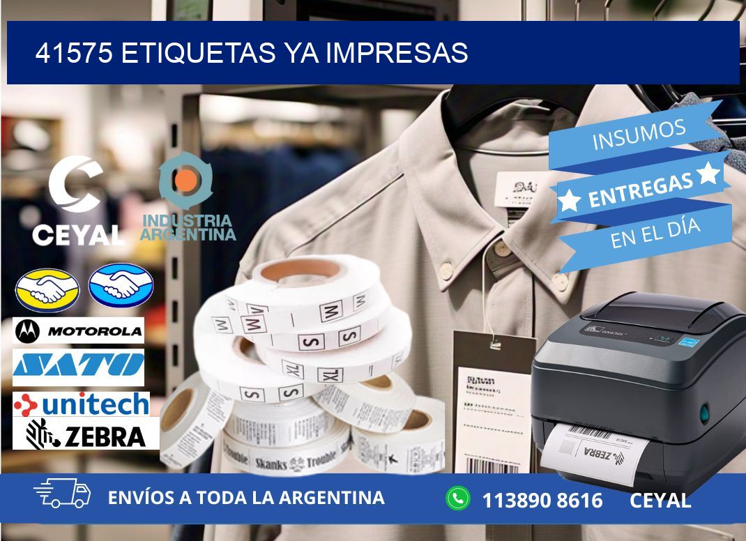 41575 ETIQUETAS YA IMPRESAS