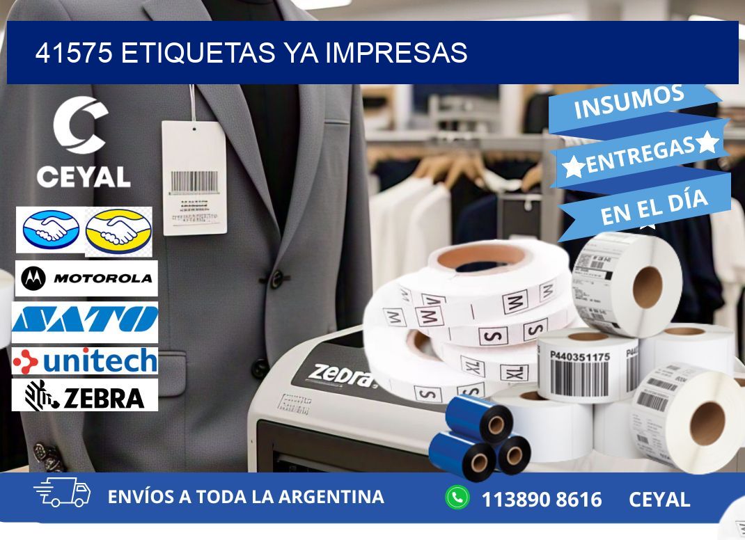 41575 ETIQUETAS YA IMPRESAS